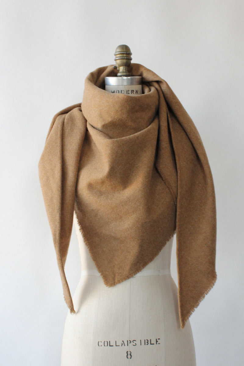 Bergdorf Goodman Camel Shawl