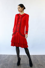 Flamenco Knit Dress S/M