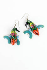 Perched Parrot Earrings