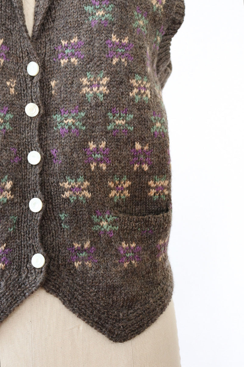 English Umber Sweatervest M