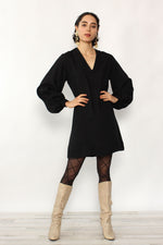 Bishop Sleeve Mini Dress S/M