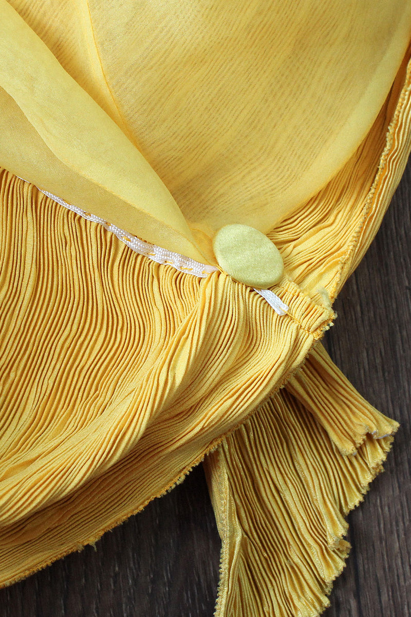 McFadden Marigold Pleat Dress S