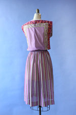 Serbin Scarf Print Dress XS-M