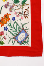 Gucci V. Accornero Flora Silk Scarf