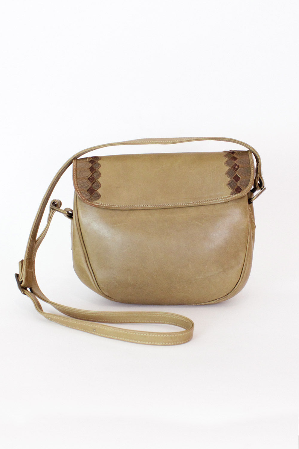 70s Saks Saddle Bag
