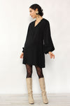 Bishop Sleeve Mini Dress S/M