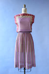 Serbin Scarf Print Dress XS-M