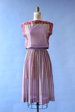 Serbin Scarf Print Dress XS-M