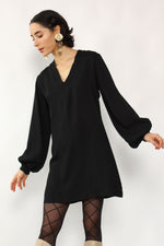 Bishop Sleeve Mini Dress S/M