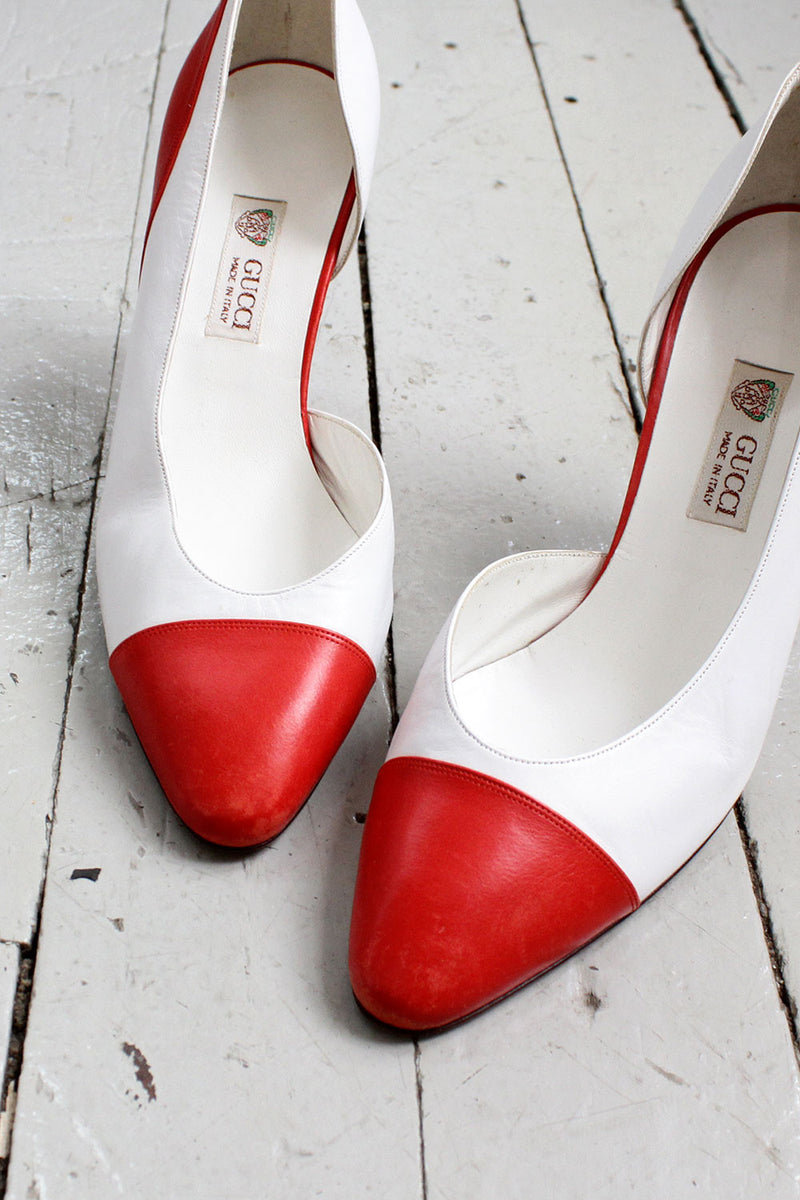 Gucci Two Tone Heels 7 1/2 (EU 38)
