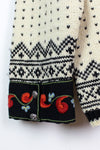 Floral Viking Sweater M