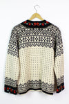 Floral Viking Sweater M