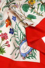 Gucci V. Accornero Flora Silk Scarf