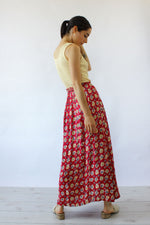 April Floral Veggie Skirt S/M