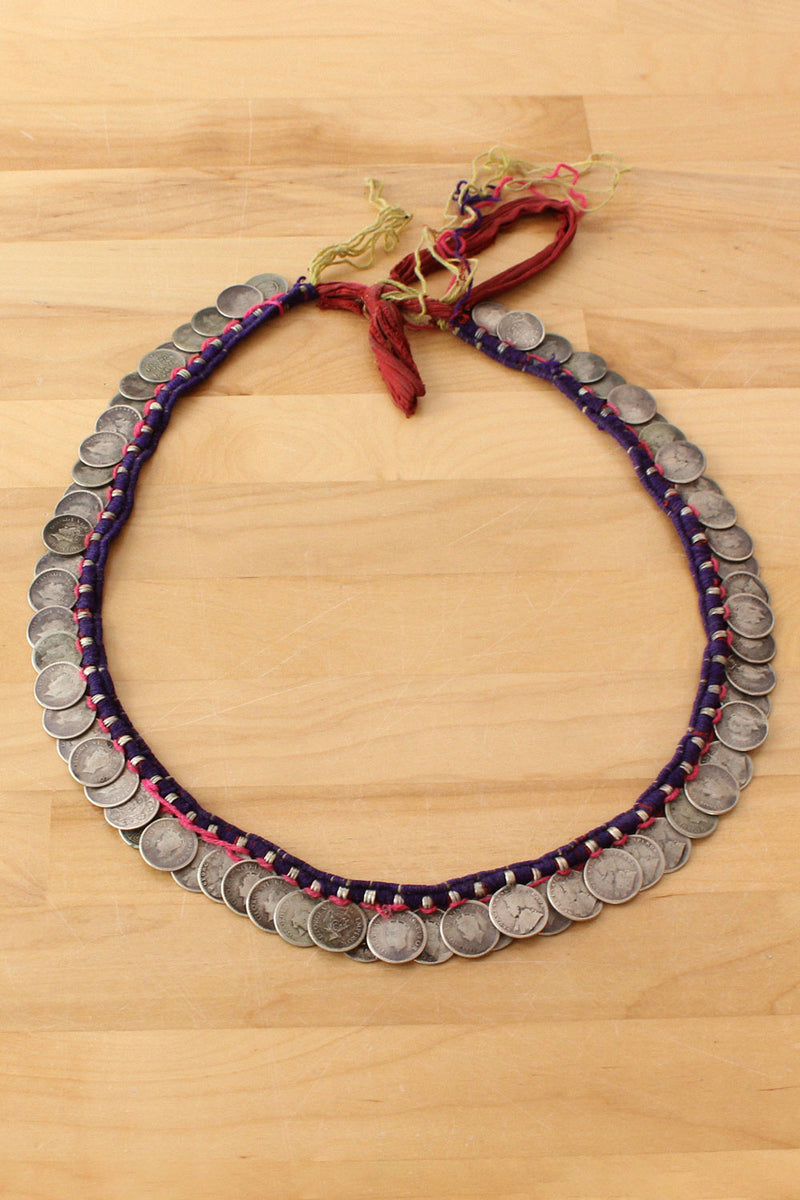 Indian Rupee Coin Necklace