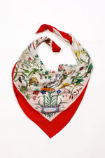 Gucci V. Accornero Flora Silk Scarf