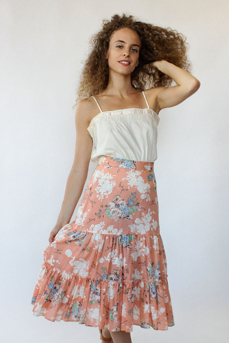 Coral Rose Prairie Skirt XS/S