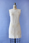 Embroidered Linen Sheath M/L