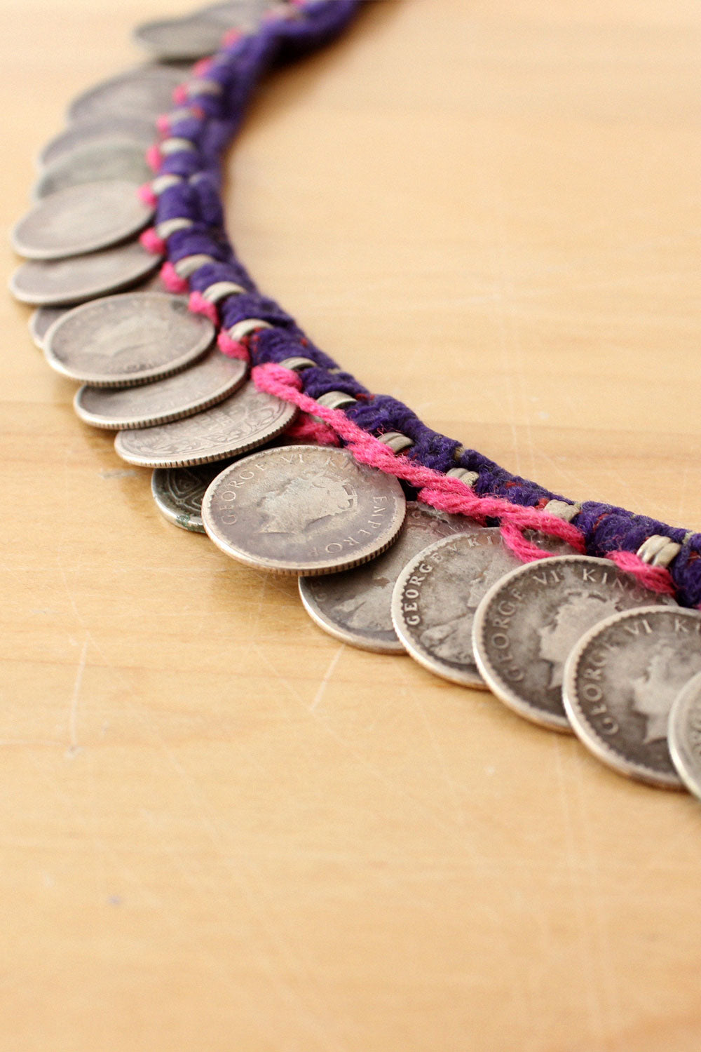 Indian Rupee Coin Necklace