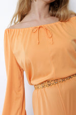 Creamsicle Flared Jumpsuit M/L Tall