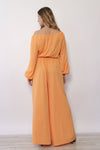 Creamsicle Flared Jumpsuit M/L Tall