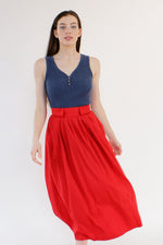 Scarlet Red Midi S