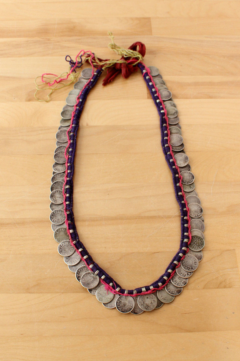 Indian Rupee Coin Necklace