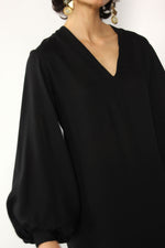 Bishop Sleeve Mini Dress S/M