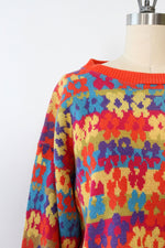 Flower Power Crop Sweater S/M