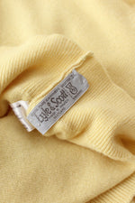 Butter Yellow Cashmere Turtleneck M/L