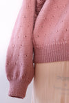 Dusty Rose Off Shoulder Sweater M/L