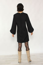 Bishop Sleeve Mini Dress S/M