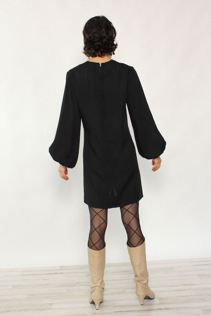 Bishop Sleeve Mini Dress S/M