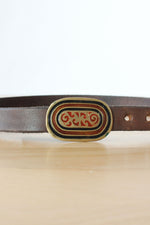 Indian Enamel Buckle Belt
