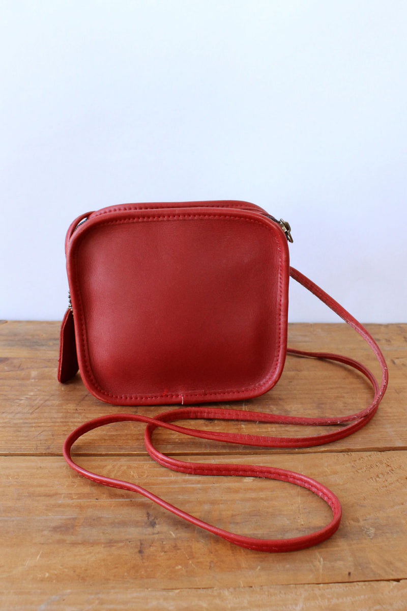 Crimson Coach Mini Crossbody Bag