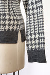 Stone Houndstooth Sweater M