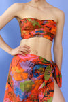Heatwave Sarong Bustier Set XS
