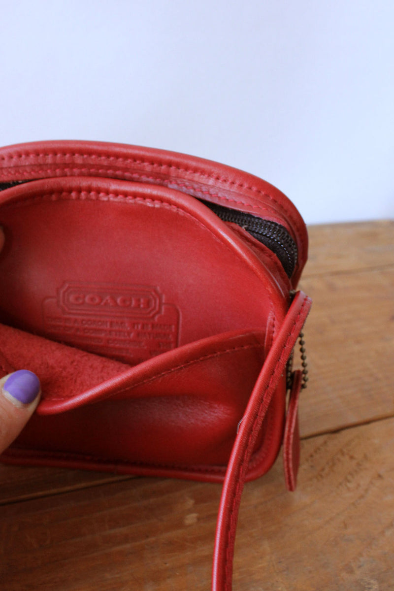 Crimson Coach Mini Crossbody Bag