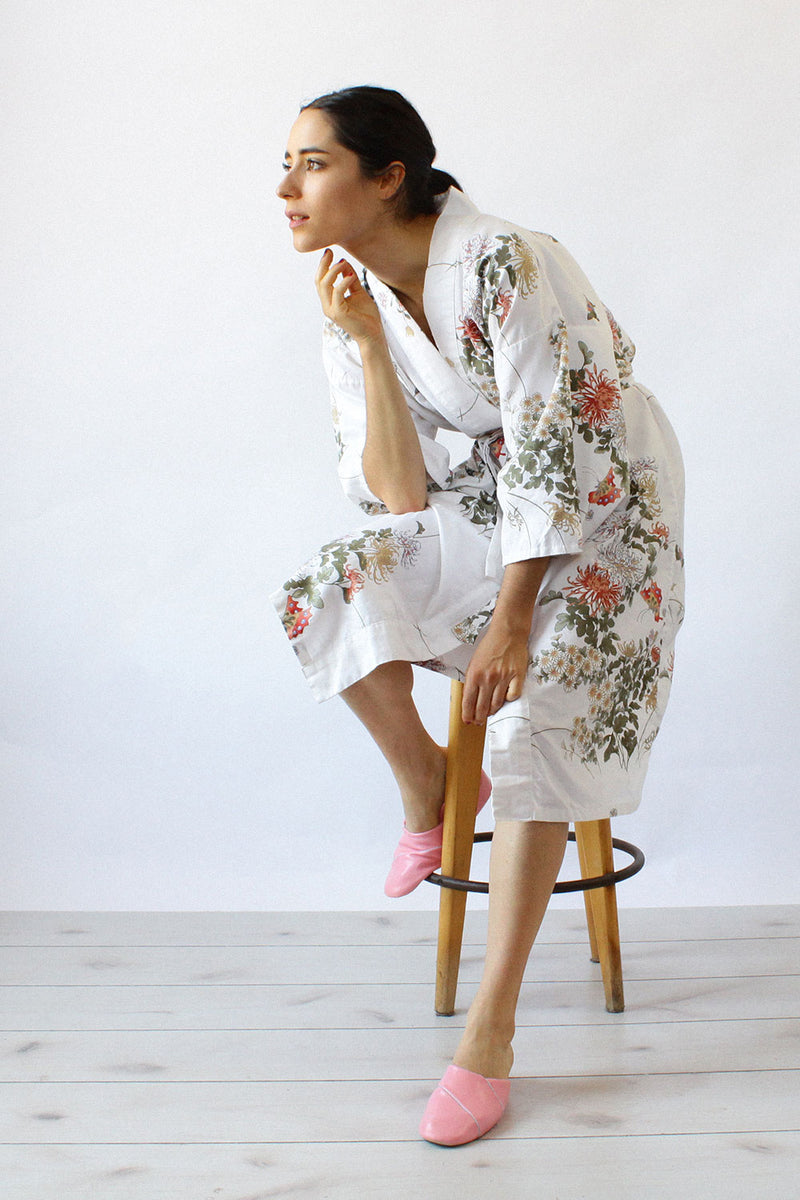 Daisy Mum Cotton Robe XS-M