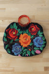 Dreamy Embroidered Floral Purse