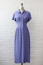 Cornflower Tea Dress M
