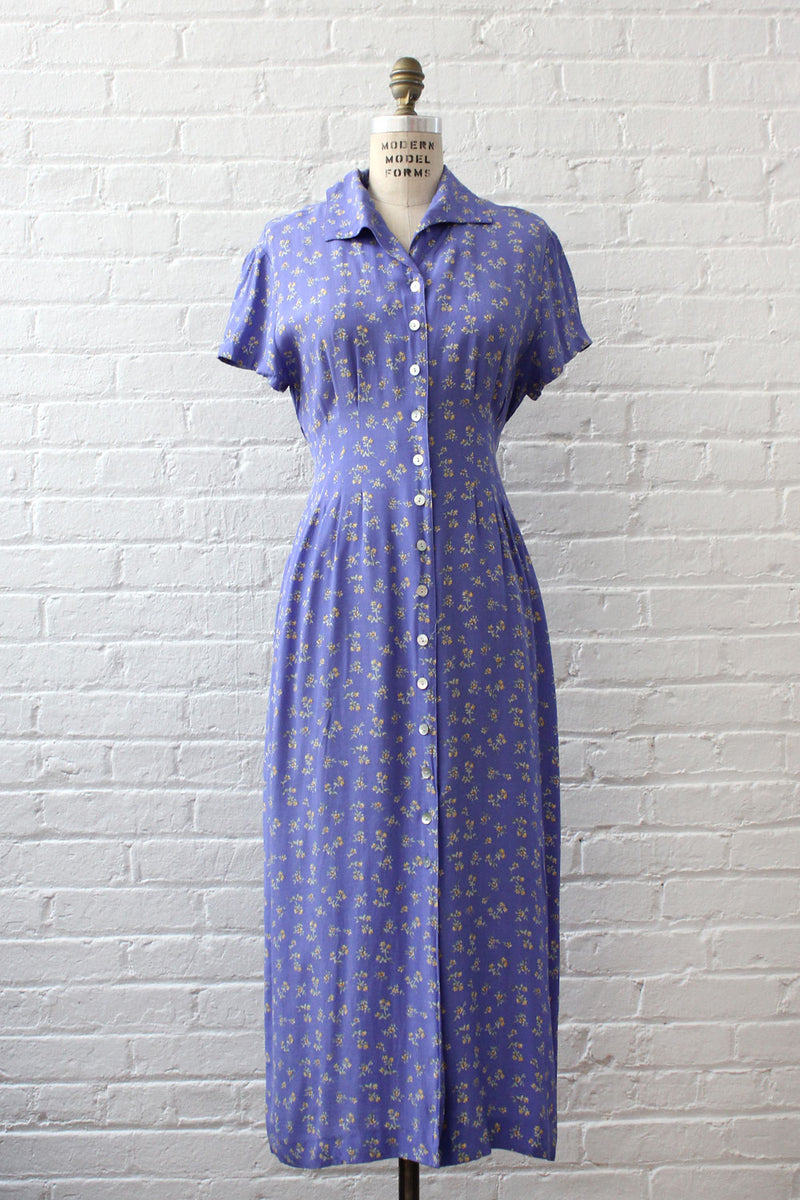 Cornflower Tea Dress M