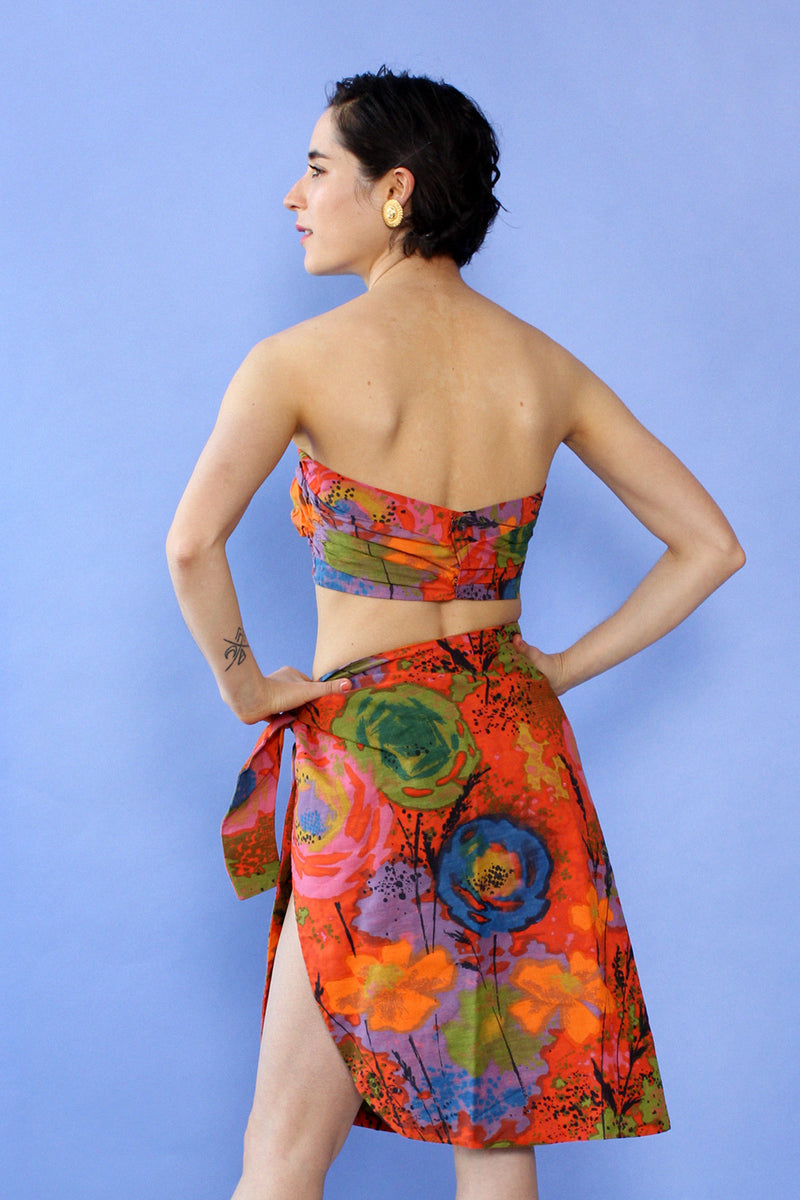 Heatwave Sarong Bustier Set XS