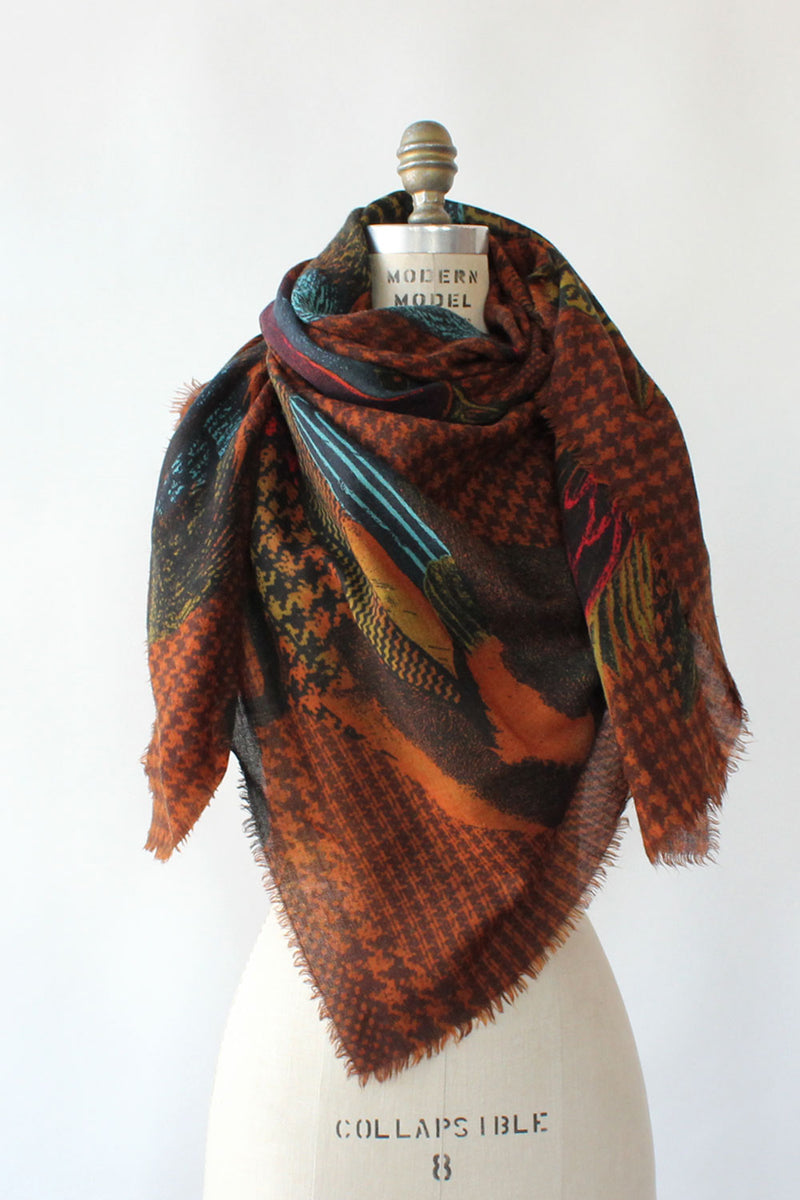 Patterned Duck Scarf