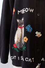 A Cat Is A Cat Cardigan S/M