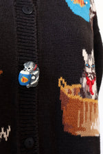 A Cat Is A Cat Cardigan S/M