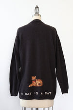 A Cat Is A Cat Cardigan S/M