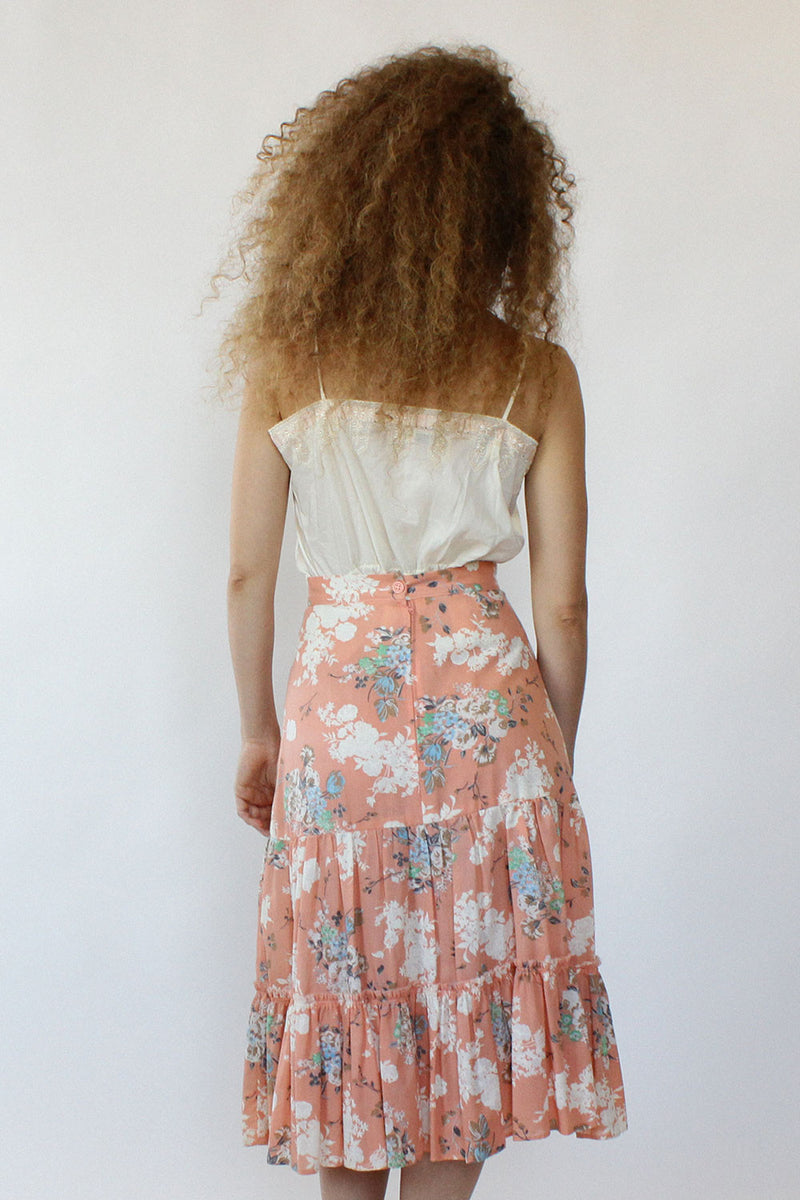 Coral Rose Prairie Skirt XS/S