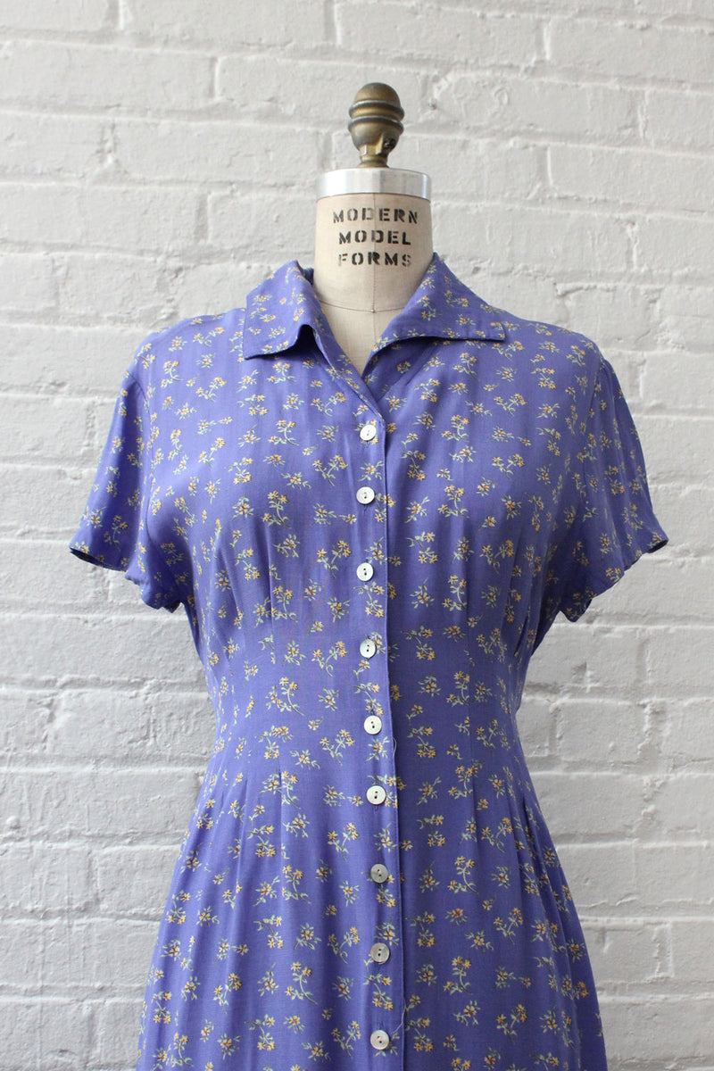 Cornflower Tea Dress M