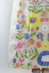 Puff Sleeve Embroidered Maxi S/M